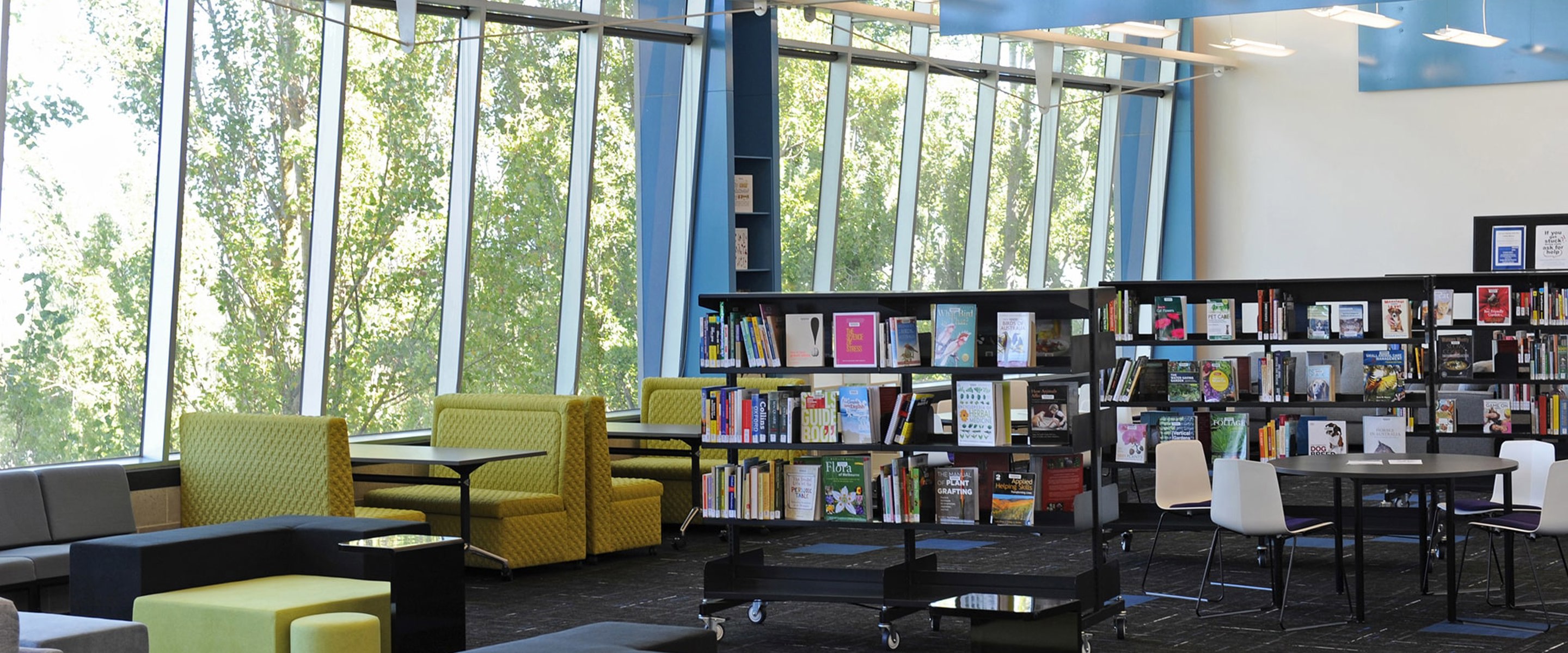 Couches in Melbourne Polytechnic's Greensborough Library